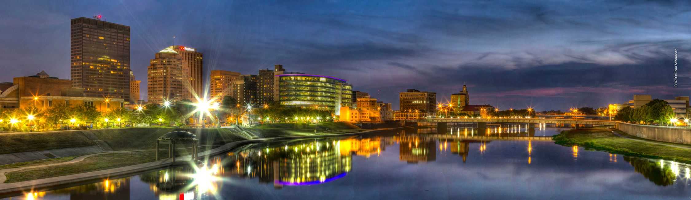 City of Dayton, Ohio Skyline